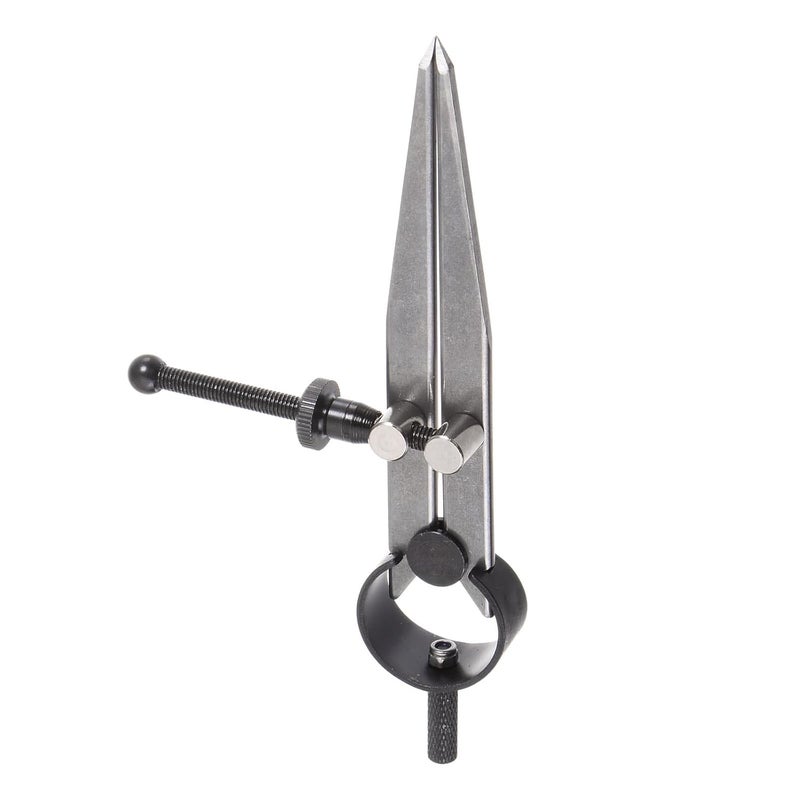 Kozelo Spring Joint Caliper - [4 Inch] Carbon Steel Spring Divider Caliper with Solid Nut for Metalworking Drawing Use, Flat Leg - Image 4